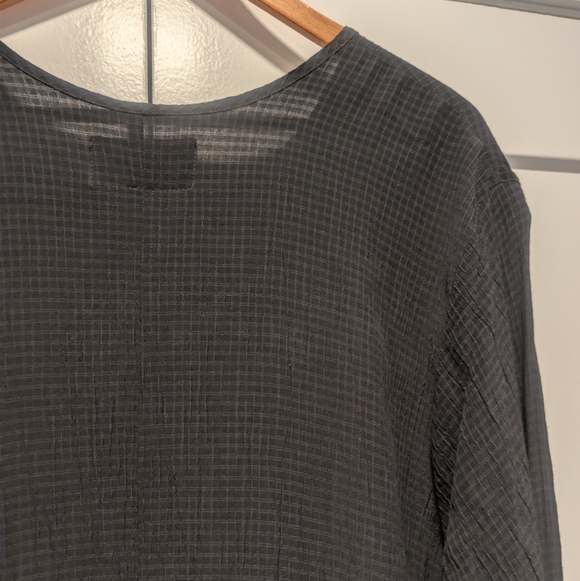 FLAX Women's Long Sleeve Black Maxi Dress Size Large - Picture 8 of 8